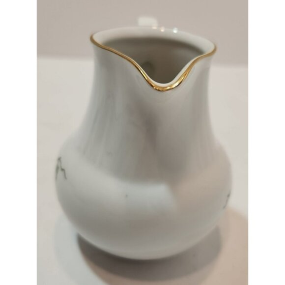 Vtg Henneberg Porzellan 1777 Sugar Bowl and Creamer Set Made in East Germany - Picture 7 of 16